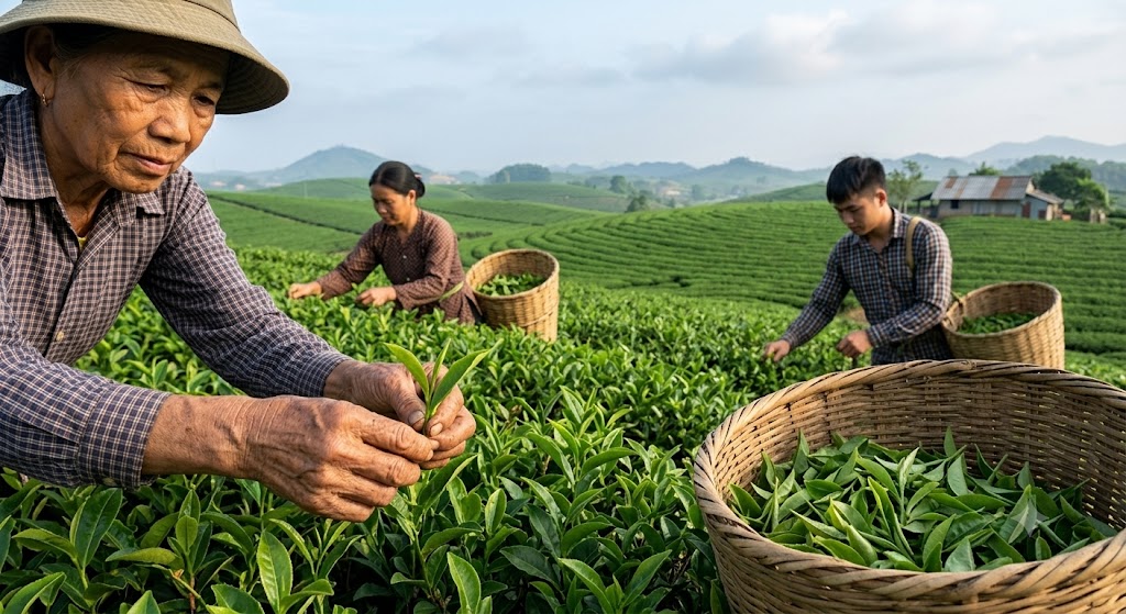 Trà Thái Nguyên và giống chè trung du: Vì sao Tân Cương có một chất trà rất riêng?